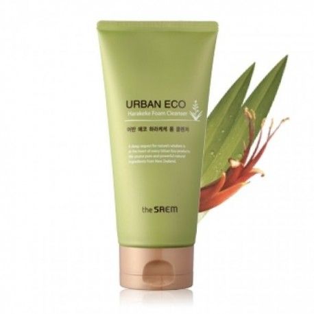 Пенка для умывания увлажняющая The Saem Urban Eco Harakeke Foam Cleanser