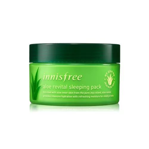 Ночная маска для лица с мякотью Алоэ Innisfree Aloe Revital Sleeping Pack