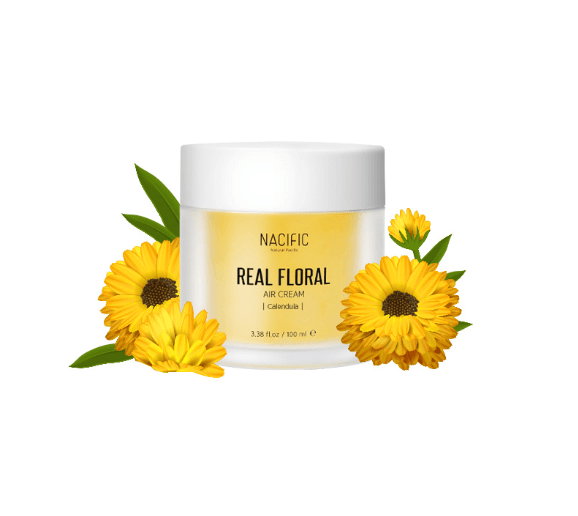 Лёгкий гель с лепестками календулы NACIFIC Real Floral Air Cream Calendula