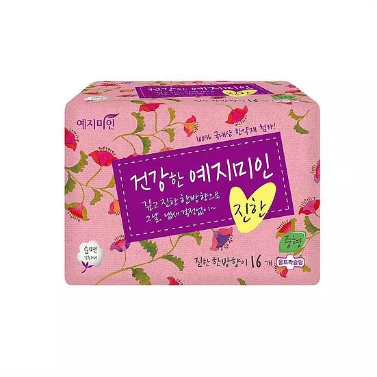 Прокладки гигиенические 14 шт 280 мм Yejimiin Rich Herb Cotton Sanitary Pads